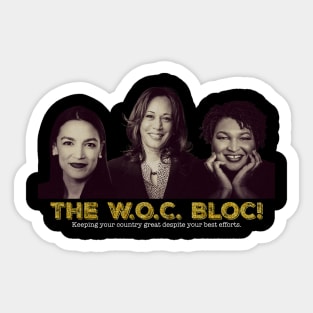 The WOC Bloc! Sticker